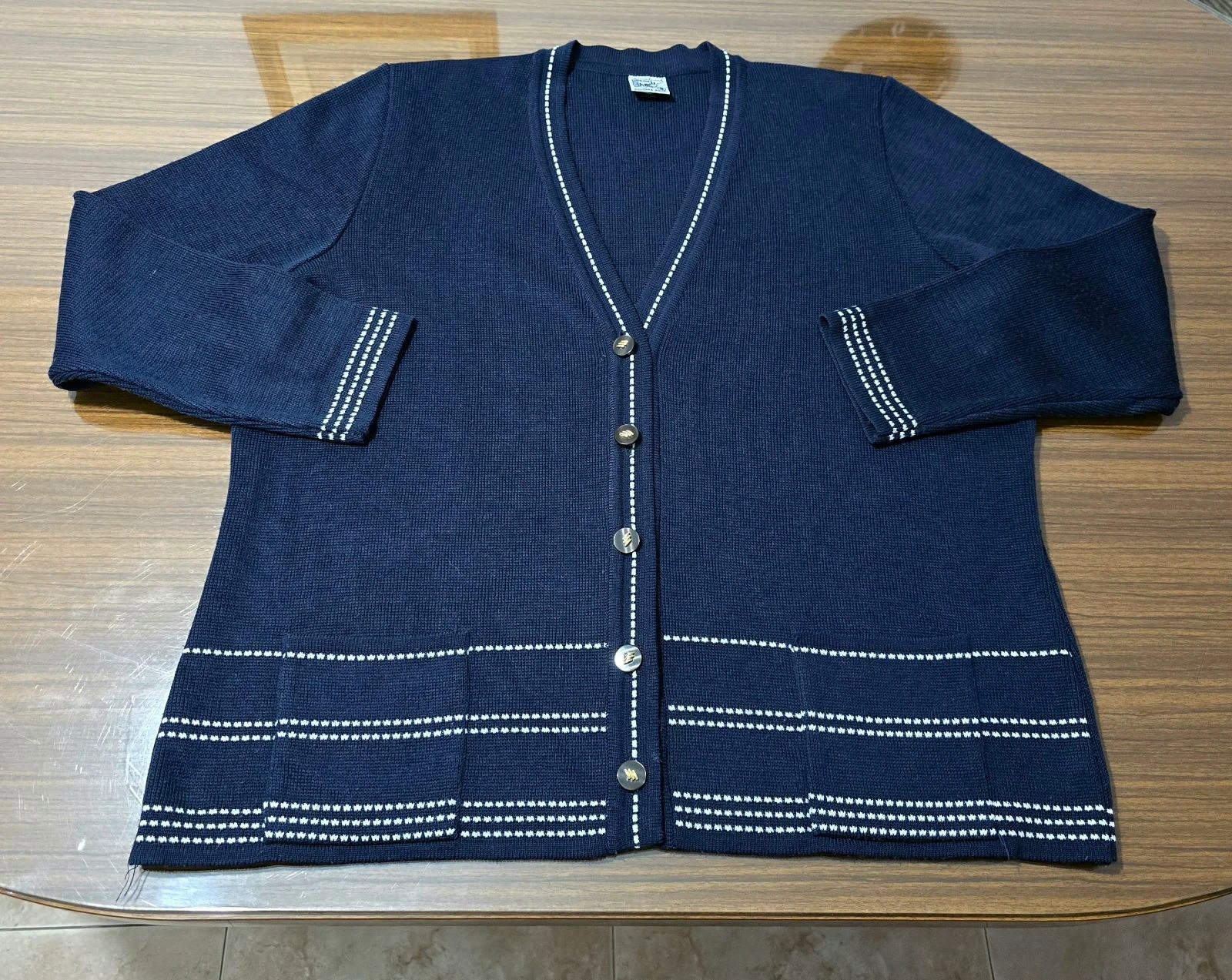 Rebeca classic navy blue and white – photo 2